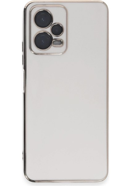 Xiaomi Redmi Note 12 Pro 5g Kılıf Volet Silikon - Beyaz (K95)