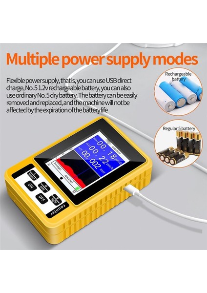 Geiger Sayacı Nükleer Radyasyon Dedektörü LCD Ekran Dosimetre Dedektörleri (Yurt Dışından) modelleri
