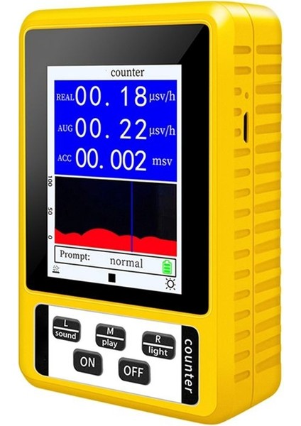 Geiger Sayacı Nükleer Radyasyon Dedektörü LCD Ekran Dosimetre Dedektörleri (Yurt Dışından) indirimleri