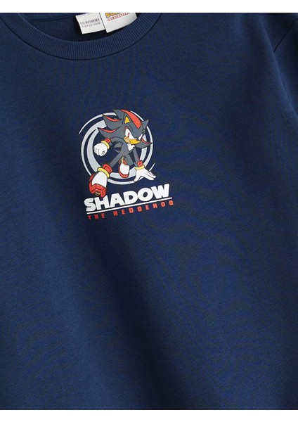 Lcw Kids Lacivert Bisiklet Yaka Sonic Baskılı Erkek Çocuk Eşofman Takım modelleri