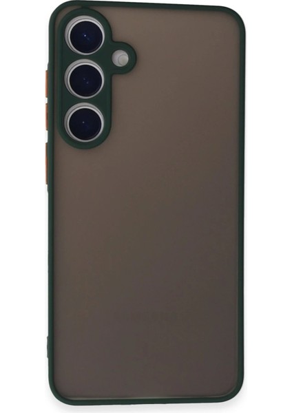 Samsung Galaxy S24 Kılıf Montreal Silikon Kapak - YEŞIL-(5796) - I05H95N1-6A80VS