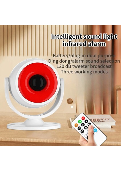 Iç Mekan Ses ve Hafif Kızılötesi Alarm Insan Vücudu Indüksiyon Dedektörü Hırsızlık Önleme Alarm Hoş Geldiniz Kızılötesi Dedektör Uzaktan (Yurt Dışından) fırsatları