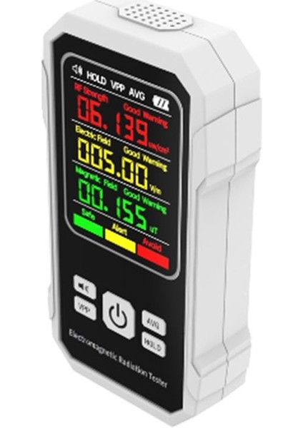 Elektromanyetik Radyasyon Dedektörü Elektrikli Manyetik Alan Test Cihazı Ses Alarmlı Rf Mukavemet Algılama Cihazı (B) (Yurt Dışından)