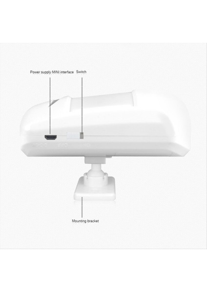 433MHZ Çok Fonksiyonlu Geniş Açılı Kablosuz Kızılötesi Dedektör Kapısı Pencere Alarm Alarm Alarm Ekipmanı (Yurt Dışından)