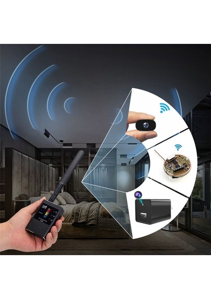 Önleyici Dedektörü Rf Sinyal Kablosuz Kamera Lens Hata Gps Tracker Manyetik Gsm Cihaz Tarama Bulucu (Yurt Dışından) fiyatları