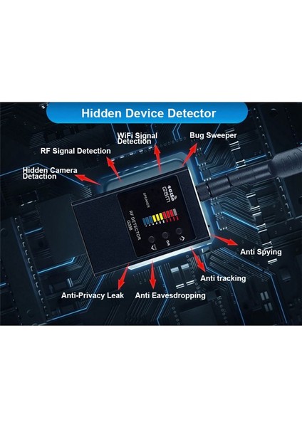 Önleyici Dedektörü Rf Sinyal Kablosuz Kamera Lens Hata Gps Tracker Manyetik Gsm Cihaz Tarama Bulucu (Yurt Dışından) fırsatları