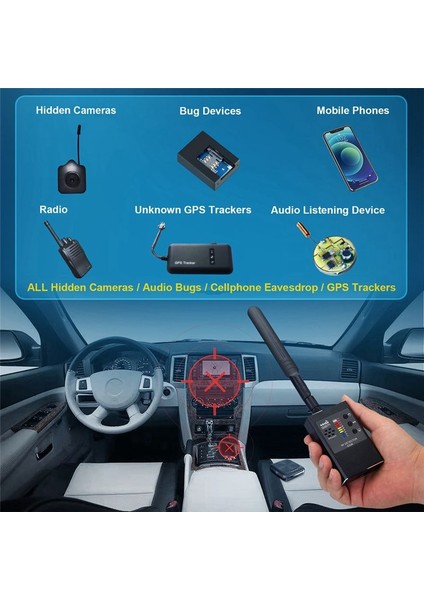 Önleyici Dedektörü Rf Sinyal Kablosuz Kamera Lens Hata Gps Tracker Manyetik Gsm Cihaz Tarama Bulucu (Yurt Dışından) indirimleri