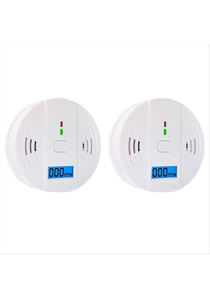 Karbon Monoksit Dedektörü Ev Için Karbon Monoksit Alarmı Depo Karbon Monoksit Alarm Dedektörü 2pcs (Yurt Dışından)
