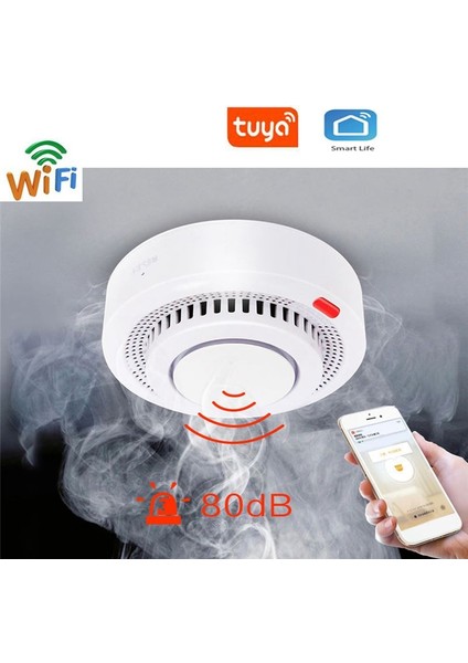 Zigbee Versiyon Graffiti Duman Sensörü Akıllı Duman Dedektörü Tuya Çok Functurm Taşınabilir Duman Alarmları (Yurt Dışından) fiyatları