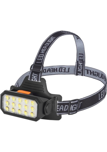 Buğz 15 Ledli Sarı / Beyaz Şarjlı Kafa Lambası WT-652 fırsatları