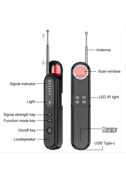 Gps Tracker Çok Fonksiyonlu Otel Kızılötesi Anti-Konumlandırma Anti-Ondoping Tracking Tarama Kamera Dedektörü (Yurt Dışından) indirimleri