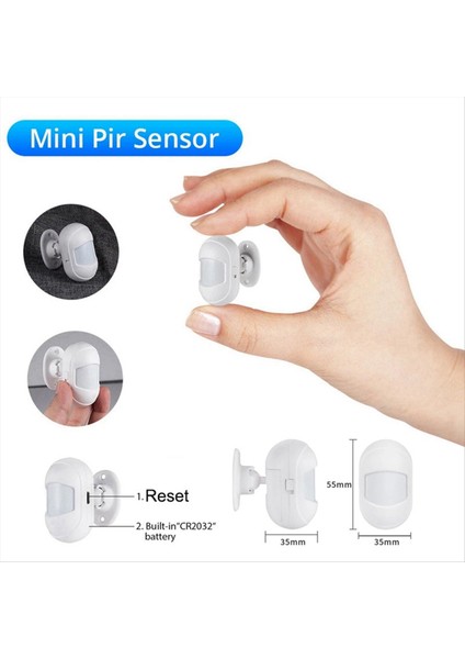 Graffiti Akıllı Zigbee Vücut Kızılötesi Dedektörü Akıllı Pır Hassasiyeti ve Zaman Ayarlanabilir Yerleşik Pil Dedektörü (Yurt Dışından) fiyatları