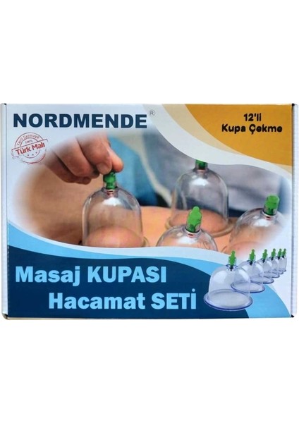 Buğz Hacamat Masaj Kupası 12LI Set