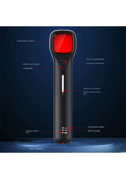 Çok Fonksiyonlu Anti Mini Bug Audio Fotografi Anti-Fotografi Sinyal Dedektörü Gizlilik Koruma Aletleri Sabit Gezgin Için (Yurt Dışından) modelleri