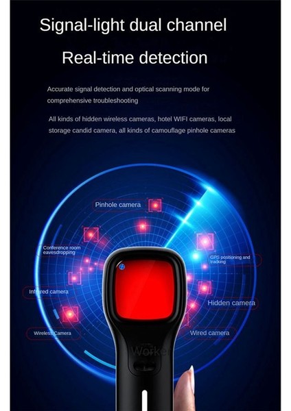 Çok Fonksiyonlu Anti Mini Bug Audio Fotografi Anti-Fotografi Sinyal Dedektörü Gizlilik Koruma Aletleri Sabit Gezgin Için (Yurt Dışından) fırsatları