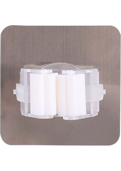 Süpürge ve Paspas Tutucu Duvar Askısı Mop Tutucu Askı 3 Adet