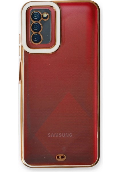 Samsung Galaxy A03S Kılıf Liva Lens Silikon - Beyaz (K95) fiyatları