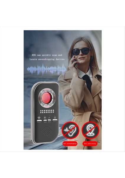 Kablosuz Sinyal Dedektörü Taşınabilir Gps Dedektörü Tracking Izleme Tarayıcısı El Feneri Pusula ve Alarm (Yurt Dışından)