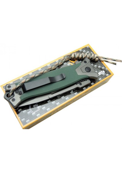 Browning Yeşil Polimer Saplı Isme Özel Yazılı 9CR18MOV Kalite Paslanmaz Çelik Avcı ve Kamp Bıçağı fırsatları