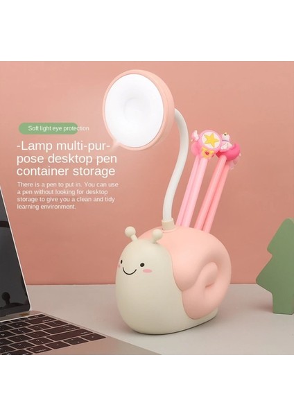 Masa Üstü Salyangoz Tasarımlı Kalemlik LED Lamba fiyatları