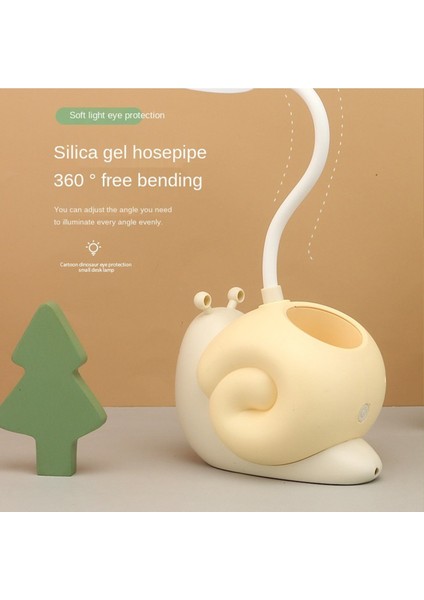 Masa Üstü Salyangoz Tasarımlı Kalemlik LED Lamba modelleri