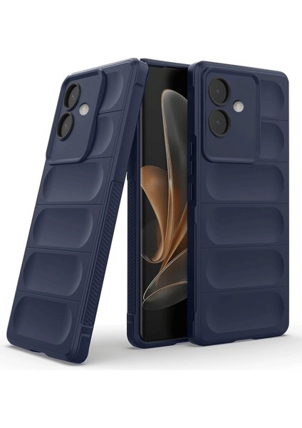 Oppo A3 Kılıf Optimum Silikon - LACIVERT-(5796) - I35H74N9-6A69VS