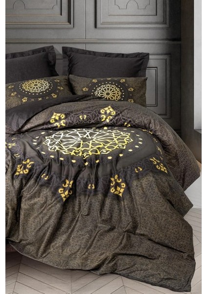 Palace Saten Çift Kişilik Nev Takımı Togay Antrasit