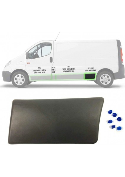 Traffıc 2001- Arka Çamurluk Bandı Uzun Şase Sol Oem No (8200036099)