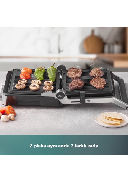 Grilliant 1340H Inox Gövde Döküm Plaka Tost ve Izgara Makinesi fırsatları