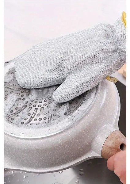 Paslanmaz Çelik Bulaşık Eldiveni Sıcak Soğuk Çok Amaçlı Dayanıklı Mutfak Temizlik Eldiveni modelleri