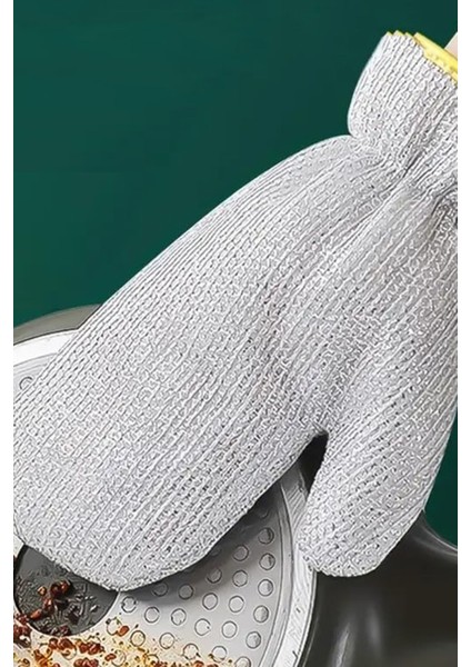 Paslanmaz Çelik Bulaşık Eldiveni Sıcak Soğuk Çok Amaçlı Dayanıklı Mutfak Temizlik Eldiveni indirimleri