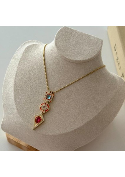 Theory Jewelry3 Monuments Gold Kolye fırsatları