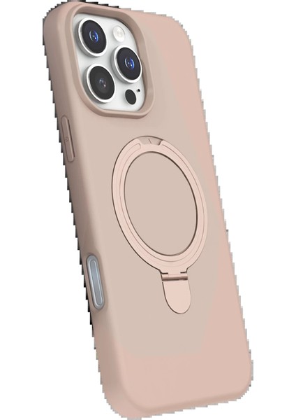 Apple iPhone 16 Pro Regal Magsafe Standlı Kapak - Çöl TITANYUM-(5796) - I78H30N6-6A87VS fiyatları