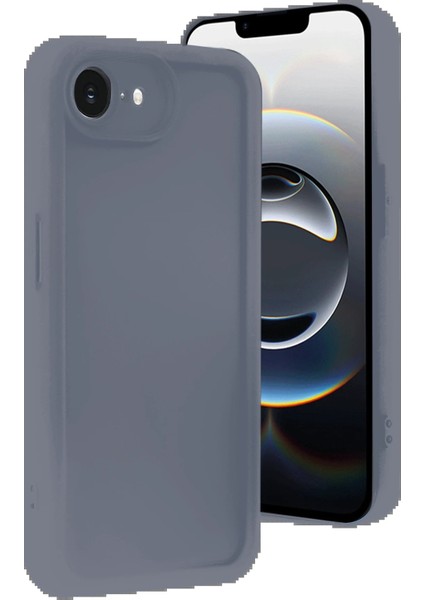 iPhone 16E Kılıf Viera Silikon - GRI-(5796) - I98H89N9-6A34VS