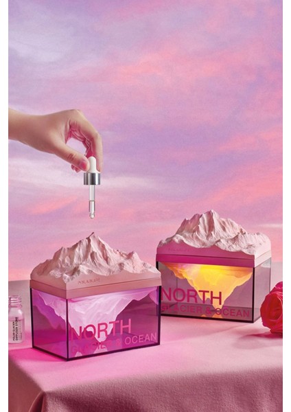 Z4 Kuzey Okyanus Temalı Gece Lambası Özellikli Bt Kablosuz Hoparlör - PEMBE-(579 - I55H70N3-5A1 fırsatları