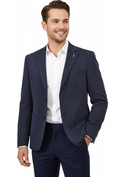 Erkek Tek Spor Ceket Çift Yırtmaçlı BGL-ST03983