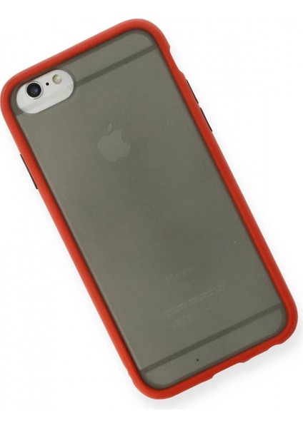 iPhone 6 Kılıf Montreal Silikon Kapak - Kırmızı (K95) modelleri