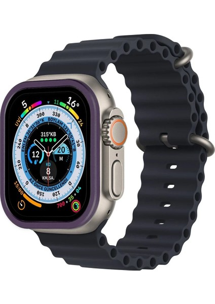 Apple Watch Ultra 49MM Alüminyum Kasa Cam Ekran Koruyucu - MOR-(5796) - I76H38N6-8A29VS fiyatları