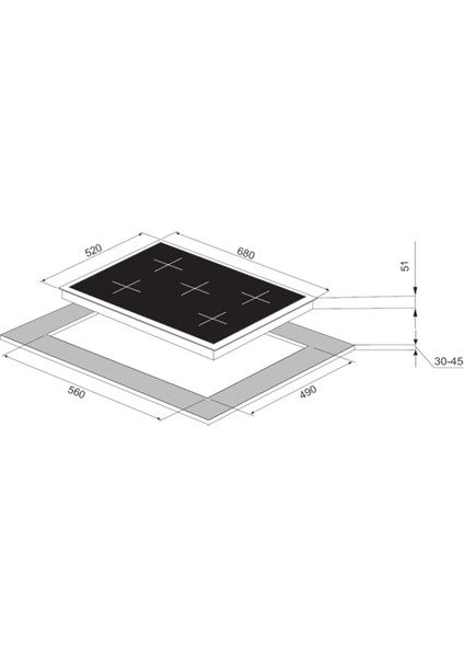 6 Yıl Garantili Ankastreset( OV401B - CG20070B - H20060BX )