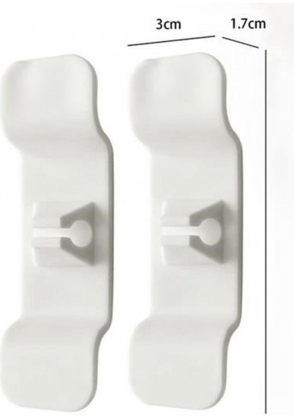 İEG® 6'lı Pratik Kablo Toparlayıcı Yapışkanlı Klips Mutfak Air Fryer Kettle Kahve Tost Makinası fırsatları