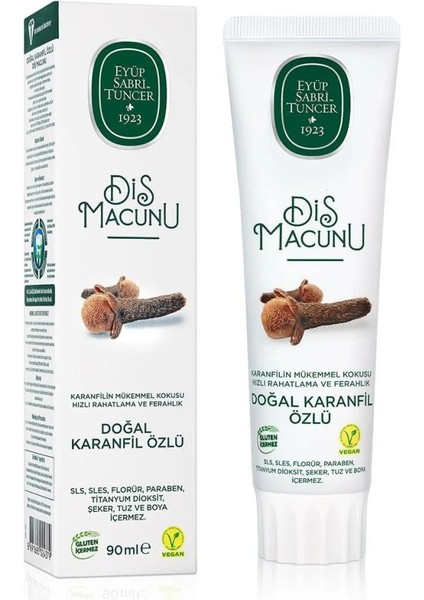 Eyüp Sabri Tuncer Doğal Diş Macunu 90 gr Karanfil
