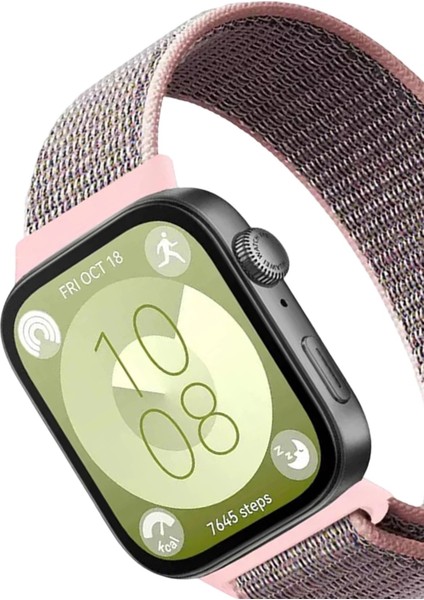 Huawei Fit 4 Hasırlı Cırtcırtlı Kordon - PEMBE-(5796) - I60H95N9-6A06VS fiyatları