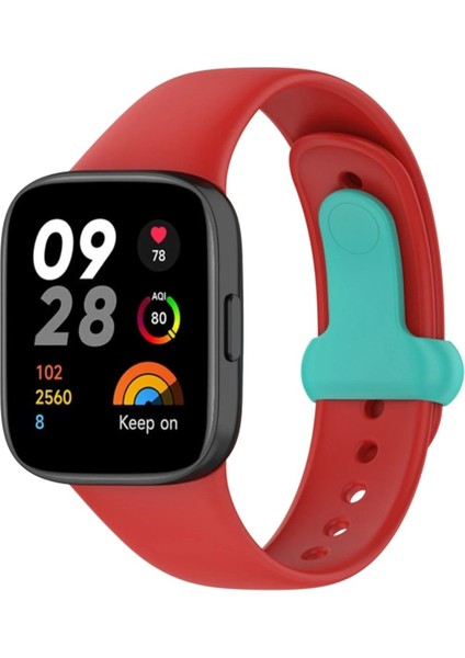 Xiaomi Redmi Watch 3 Origin Silikon Kordon - KIRMIZI-(5796) - I51H84N7-7A93VS