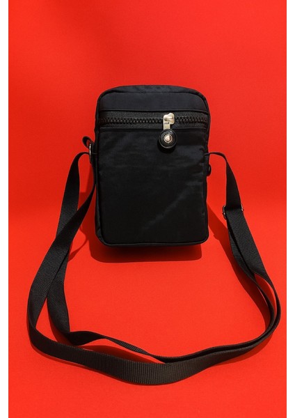 Kadın Krinkıl Ayarlanabilir Askılı Cepli Postacı Omuz Çantası