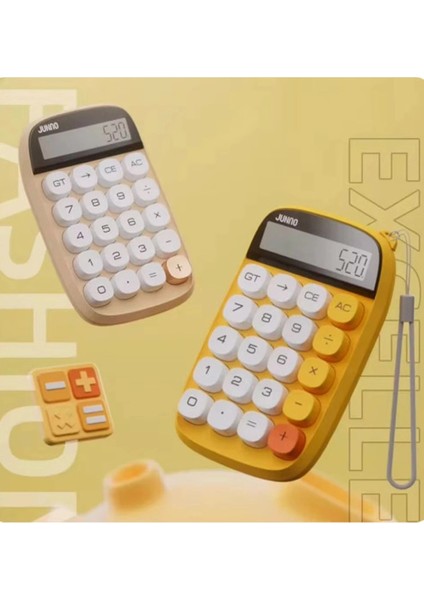 Buğz Sevimli Kare Tuşlu 10 Haneli Ldc Ekran Hesap Makinası Kahverengı fiyatları