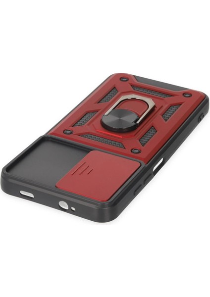 Xiaomi Redmi Note 9 4g Kılıf Pars Lens Yüzüklü Silikon - KIRMIZI-(5796) - I04H76N9-2A63VS fırsatları