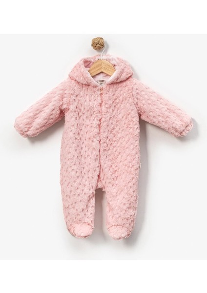 Sevimli Damlacıklar Desenli Astarlı Kozmonot Tulum