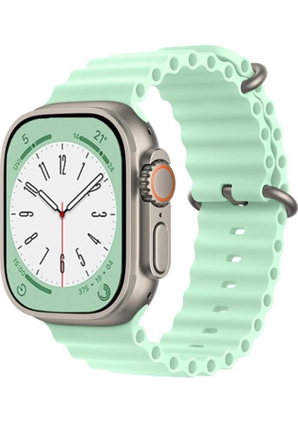 Apple Watch 38MM Ocean Kordon - Açık YEŞIL-(5796) - I99H92N6-3A82VS