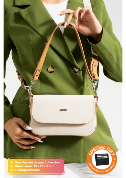 Orijinal Just Polo Collection Mini Özel Tasarım Lüks Yumuşak Deri Çapraz Askılı Omuz Çantası