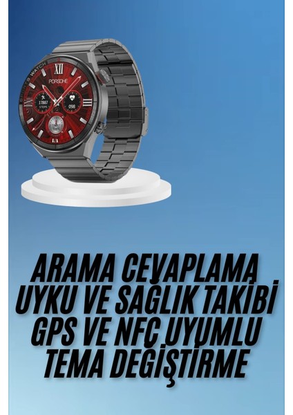 Çağrı Cevaplama Sesli Asistan Çoklu Dil Desteği 5.0 Bluetooth Akıllı Saat - I40H65N0-7A75VS fiyatları